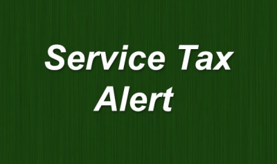 Service Tax Alert - Changes Effective from 22.01.2017